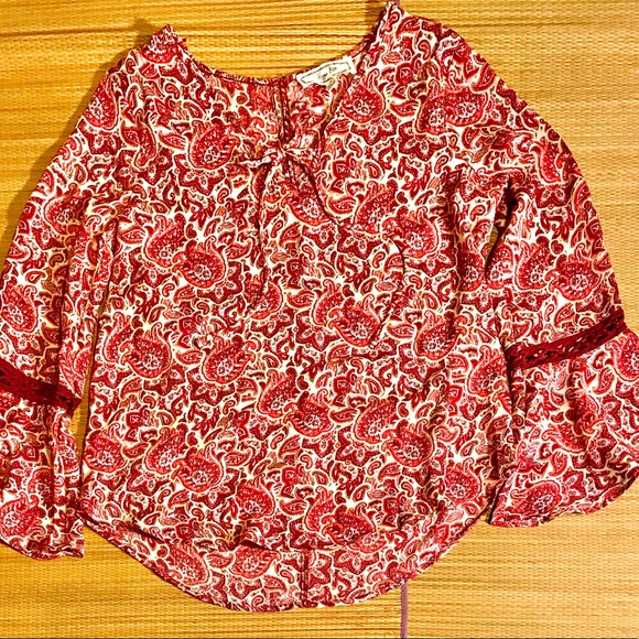 Hippie Rose Boho Bell Sleeve - Picture 2 of 7